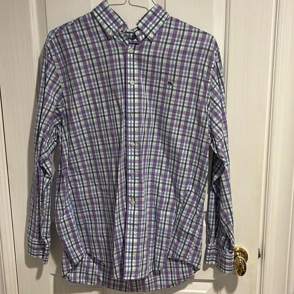 slim fit whale shirt